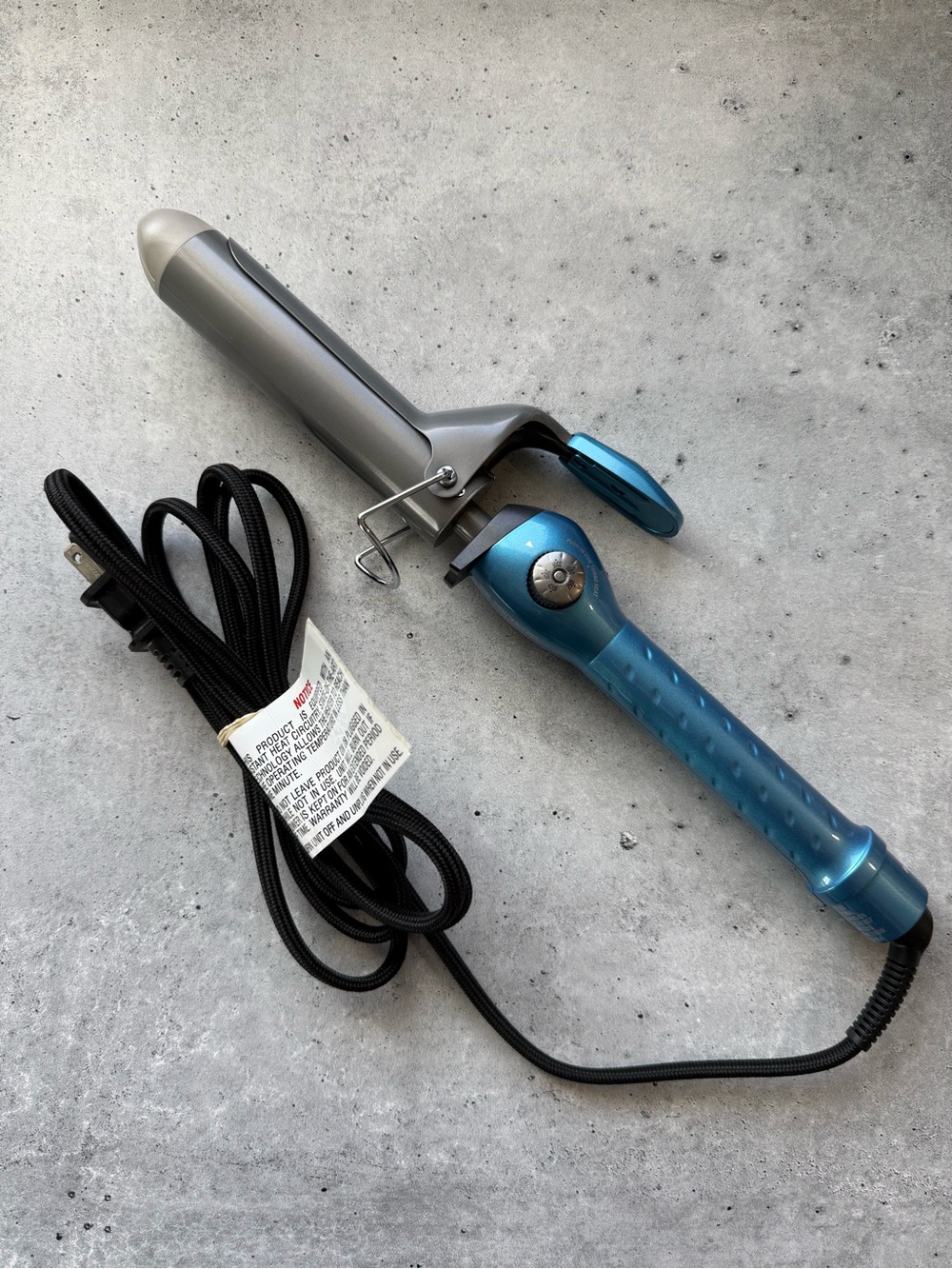 Babyliss Pro 1 1/4” Nano Titanium Spring Curling Iron • Brand New